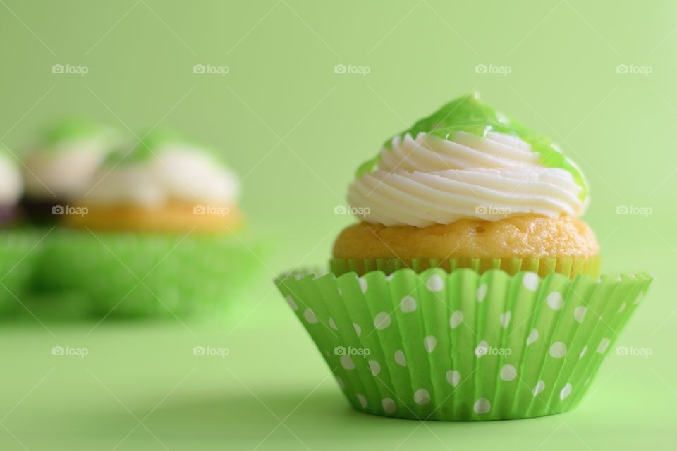 Cupcakes in Green