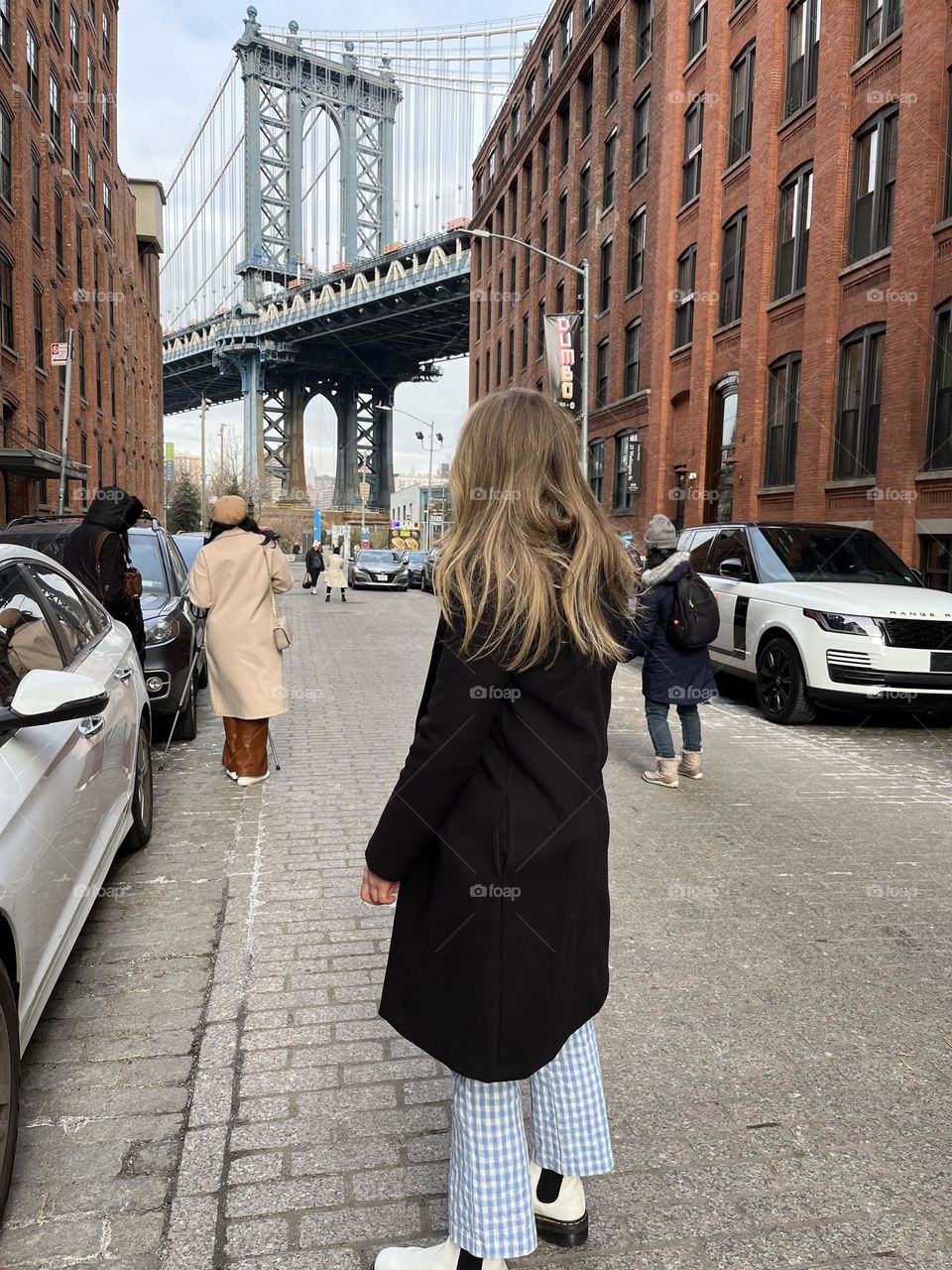 View of the Brooklyn Bridge from Dumbo