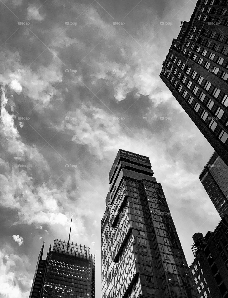 Cloud - sky and buildings 