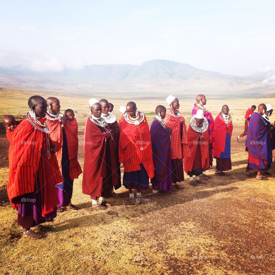 Maasai village in Tanzania 