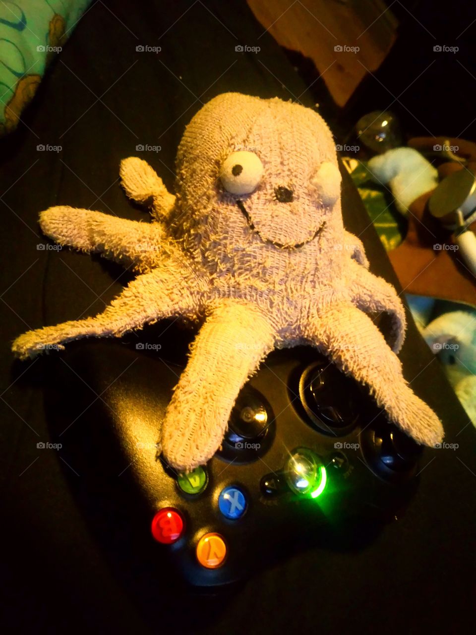 Mr Purple Octopus wanted to have a go