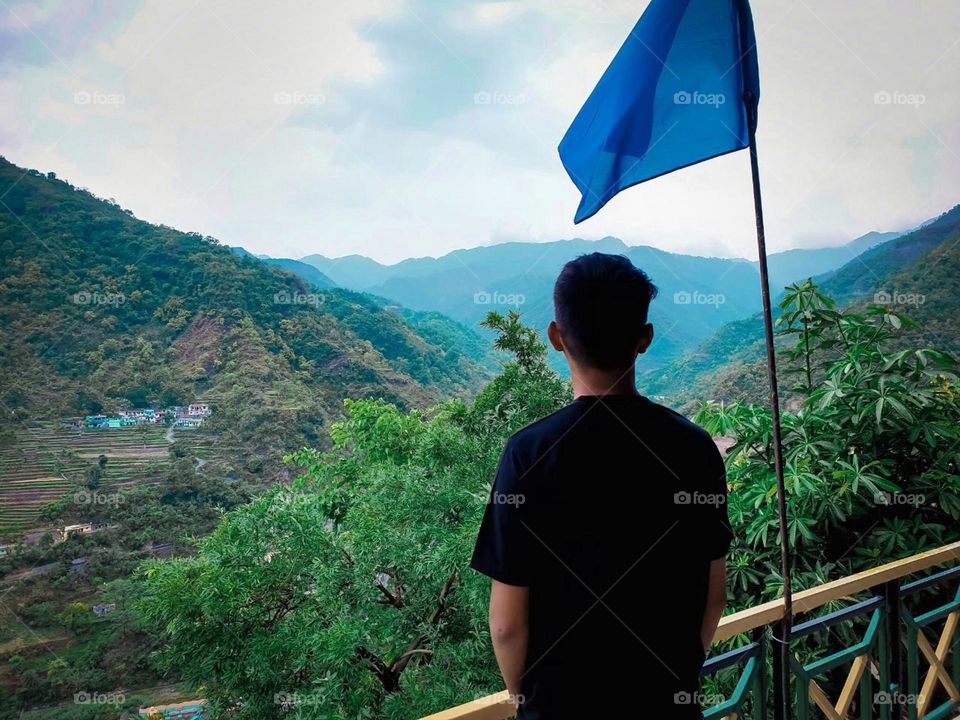 Feeling happy because I am in mountains