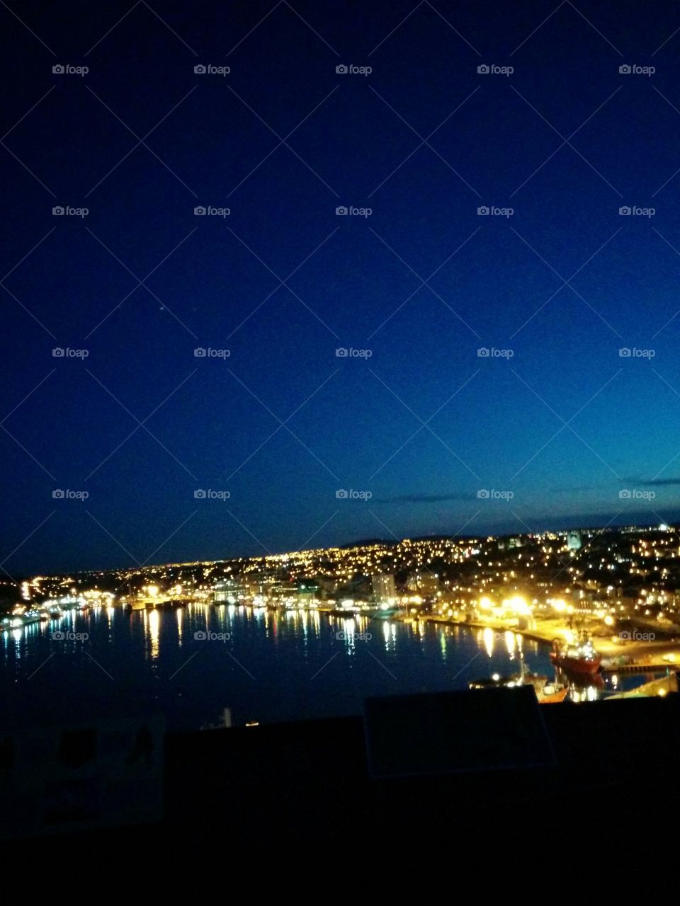 Harbour View. Taken on a calm night