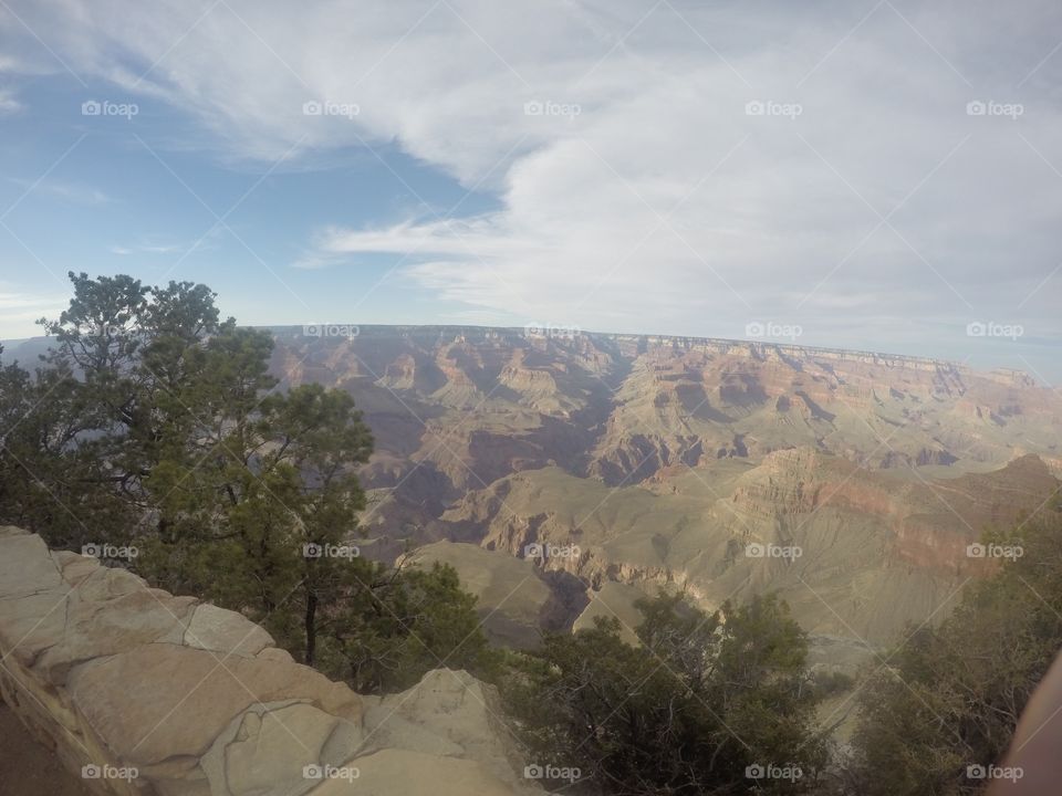 views over the Grand Canyon