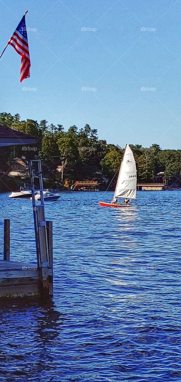 Sailboat on the Lake!