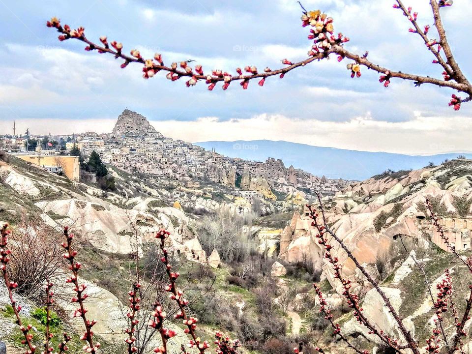 The landscape of Cappadokia,Turkey that is full of cultural, natural, historical, religional heritage. so beautiful.