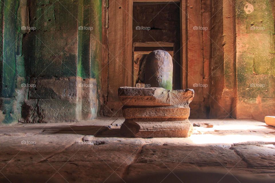 shiva statue at siem reap,cambodia