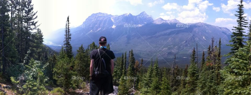 Jasper Alberta. The view after hiking 5km