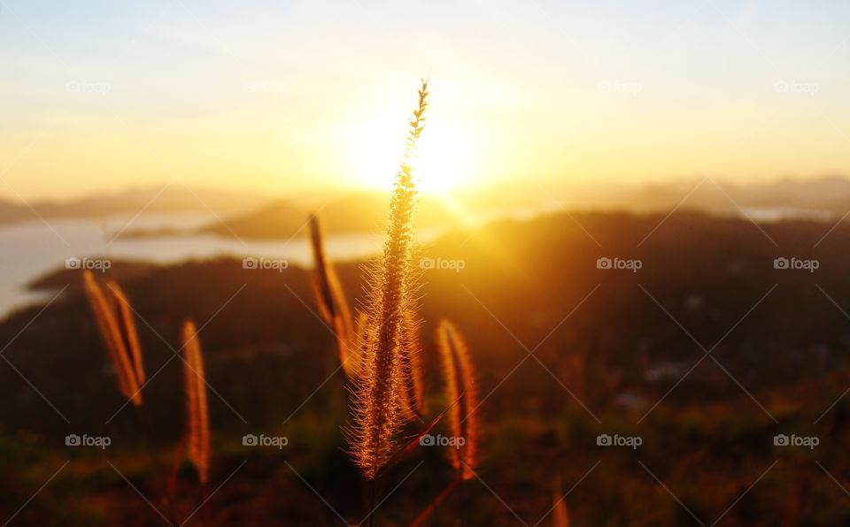 Philippines coron sunset