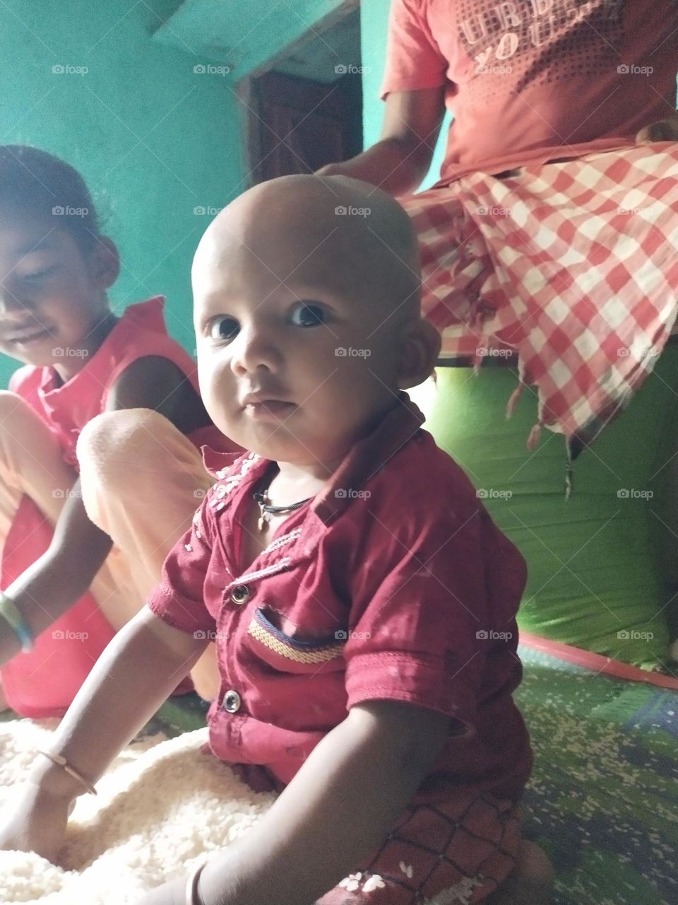 playing big sister and little brother play