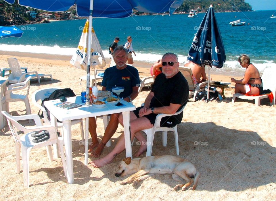 Drinks in Yelapa, Mexico. Puerto Vallarta, Mexico