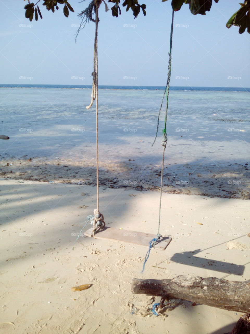 Swing on the beach