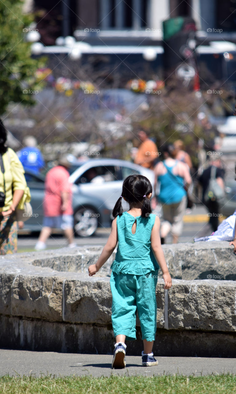 Street, Child, People, City, Woman