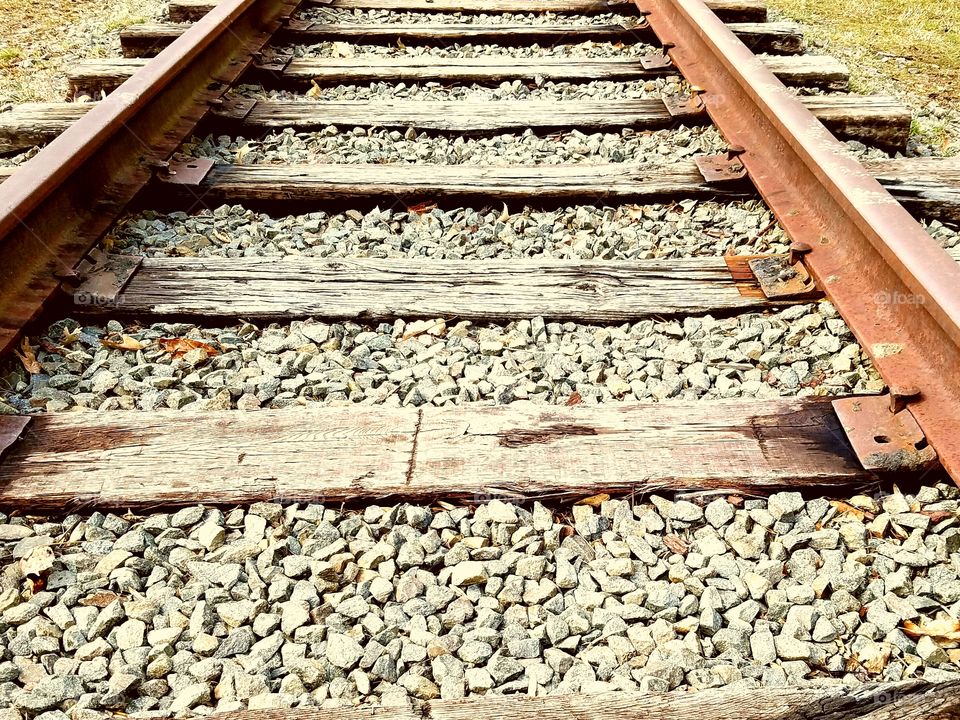 Railroad tracks vintage