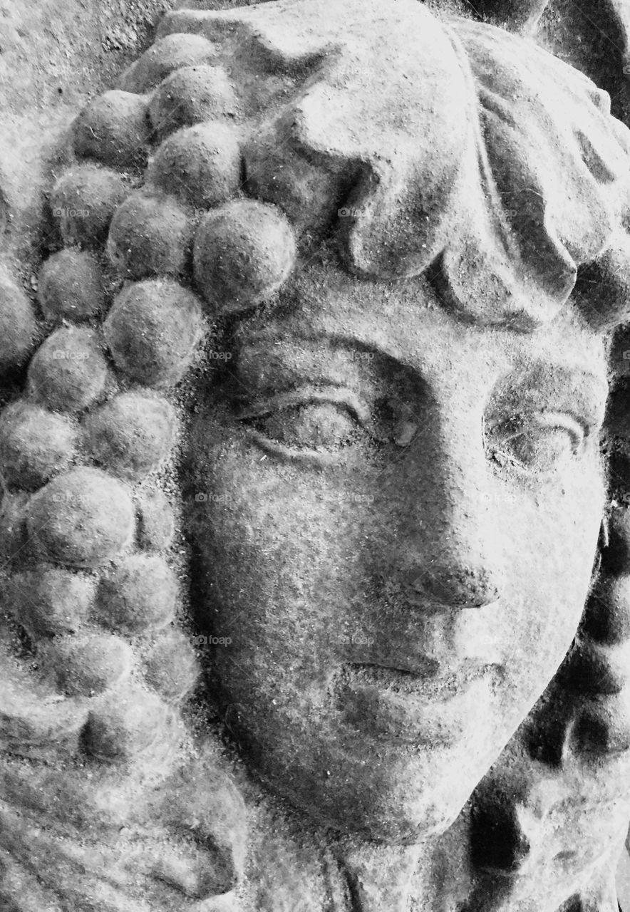 Female statue portrait