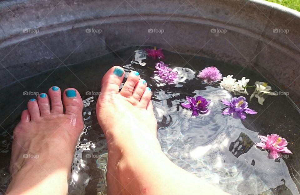 Beauty foot bath