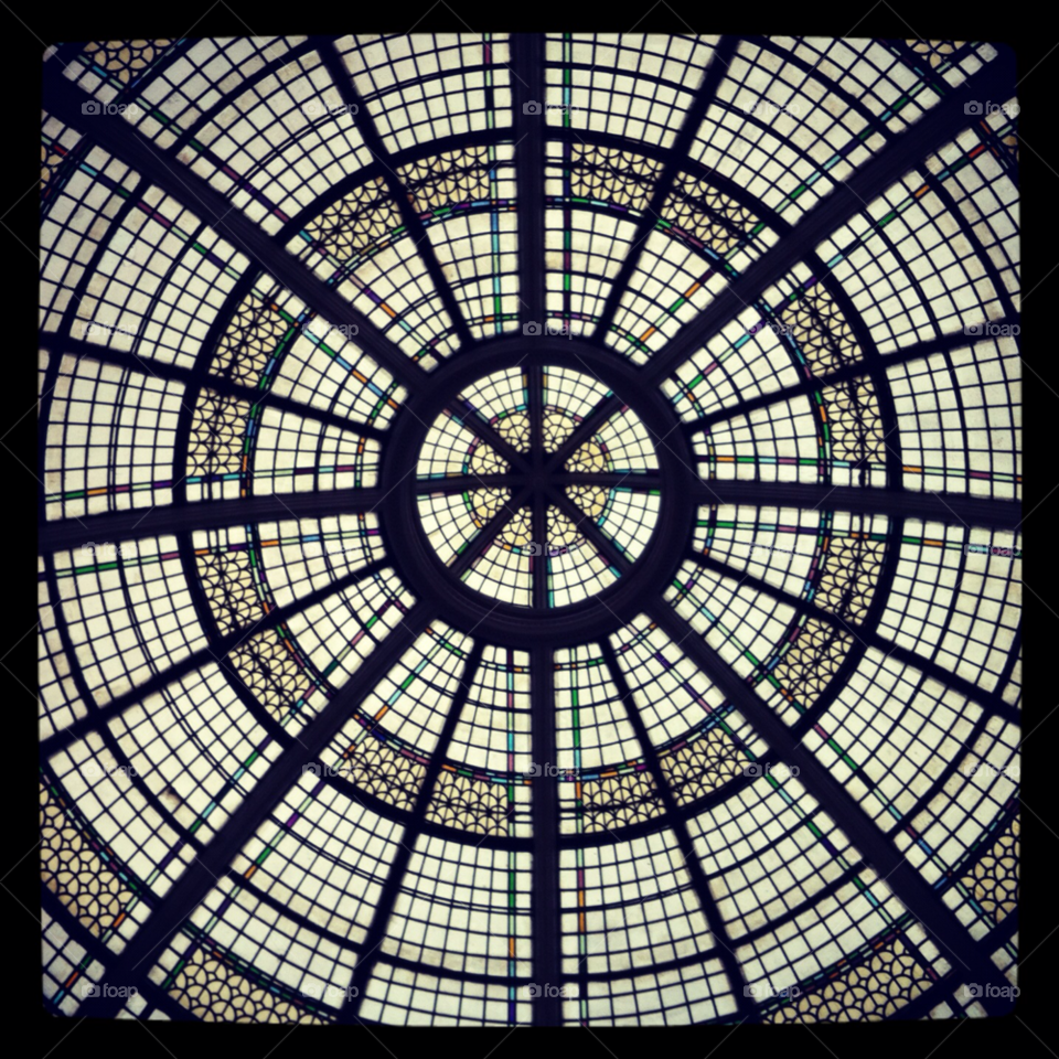 light pattern lines circle by christianam