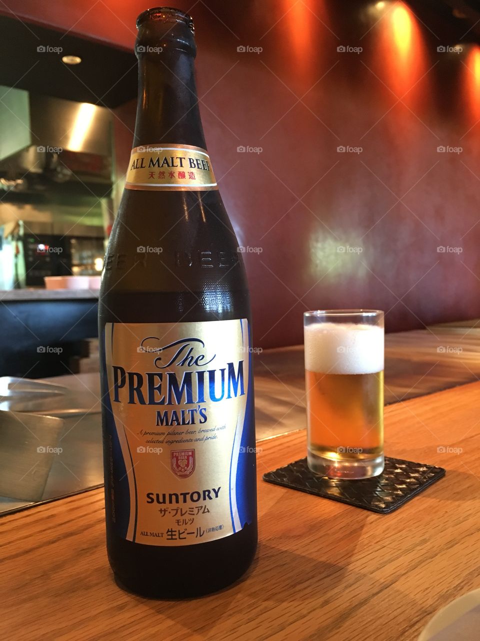 Premium Malt Suntory Beer