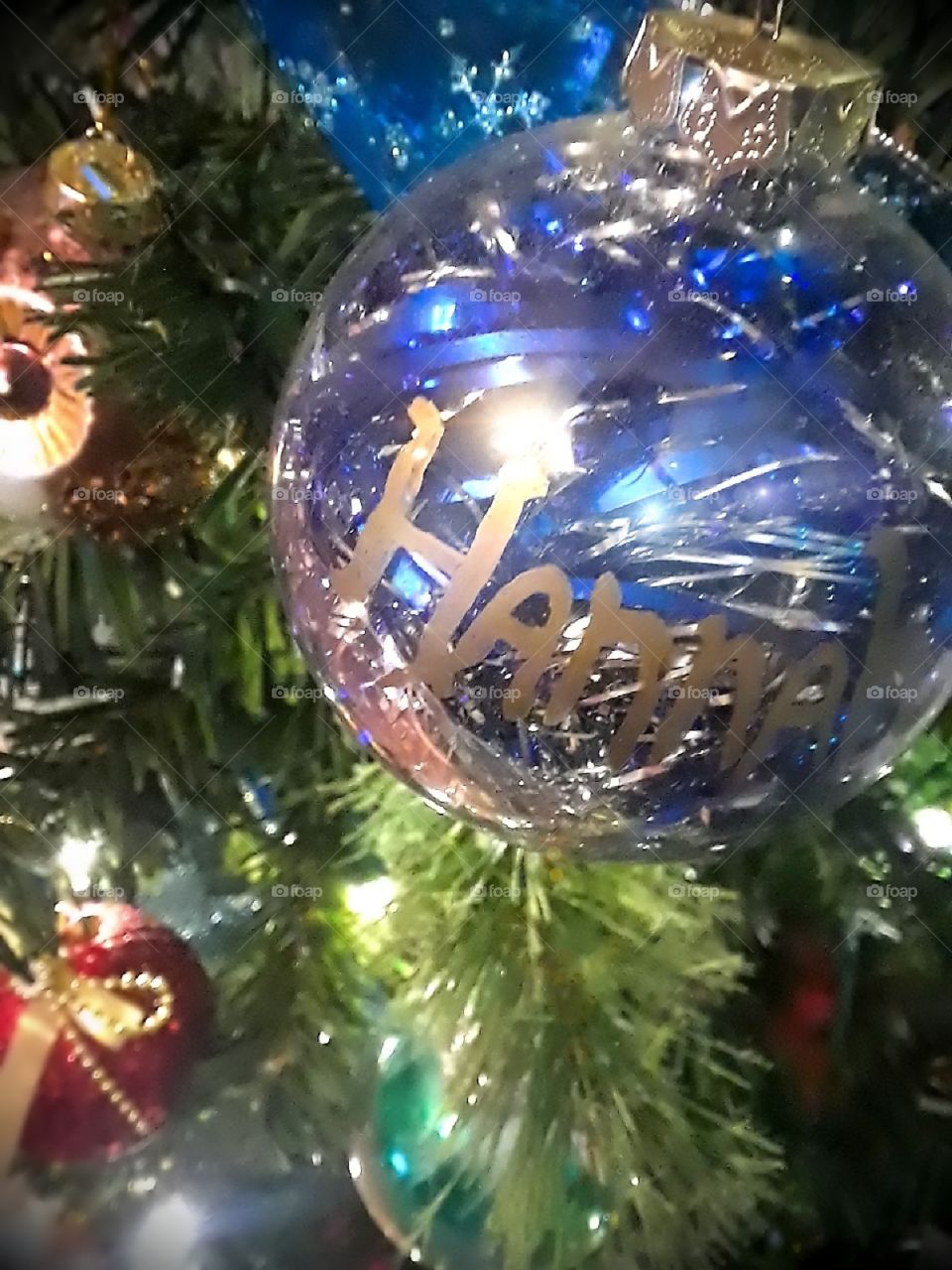 Homemade Christmas tree ornament
