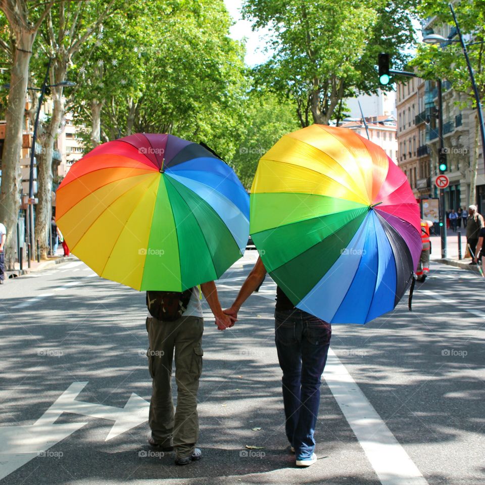 Gay pride in Toulouse, France