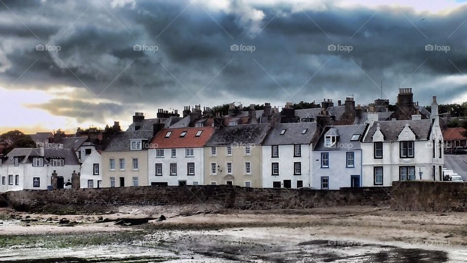 Storm Cloud Over Anstruther