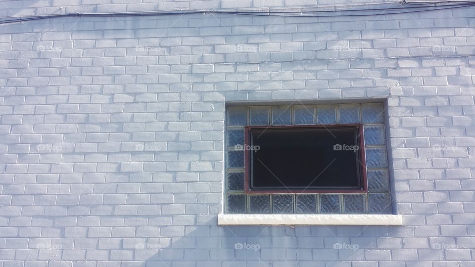 Window & White Brick