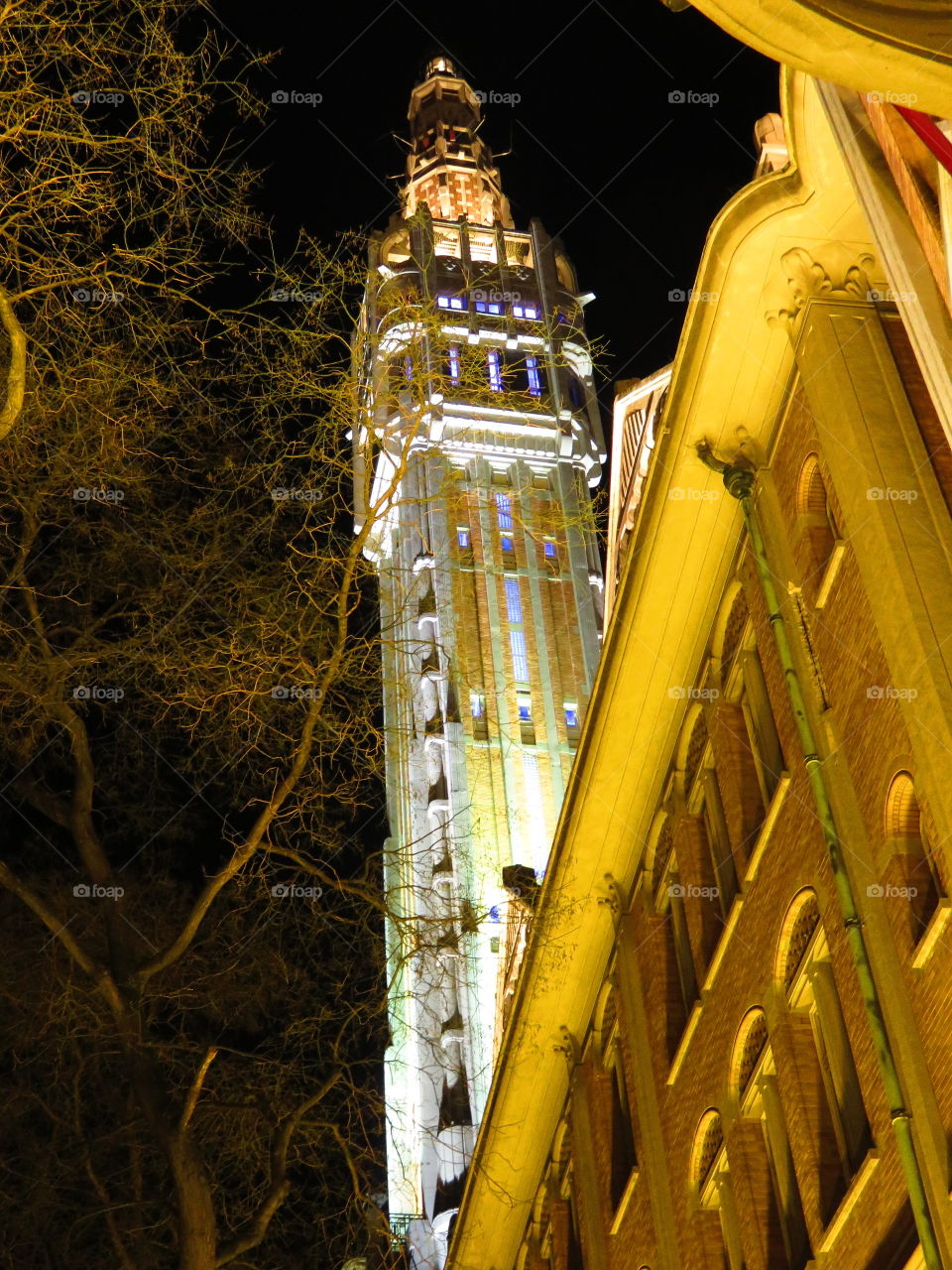 Lille town hall belfry