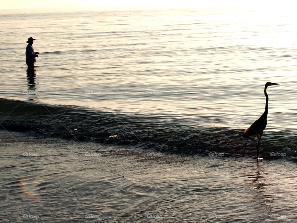 On beach in Florida 