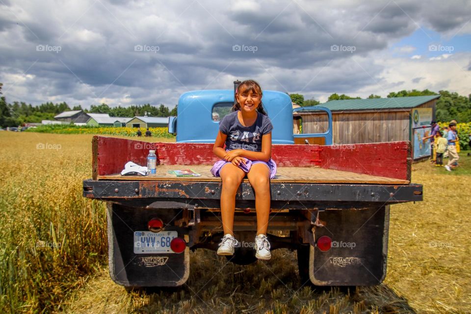 Summer time: taking a ride to the fields