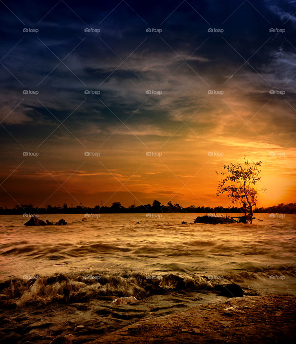 sunrise at 136 beach