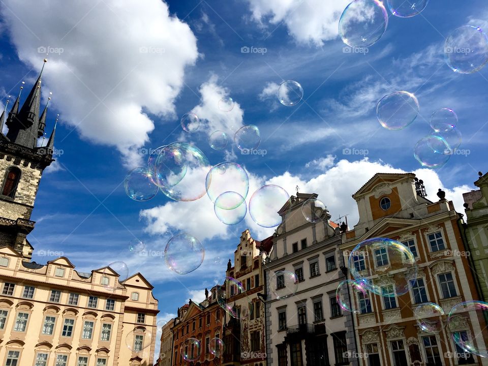 Floating through Prague