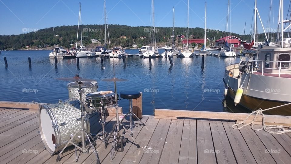 Drumsolo. Drøbak, Norway