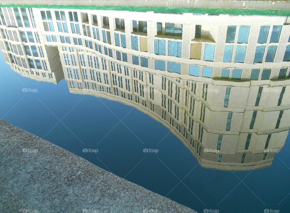 No Person, Reflection, Water, Architecture, City