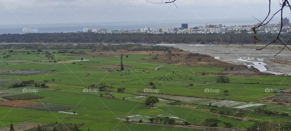 The City and Fields of Taitung City