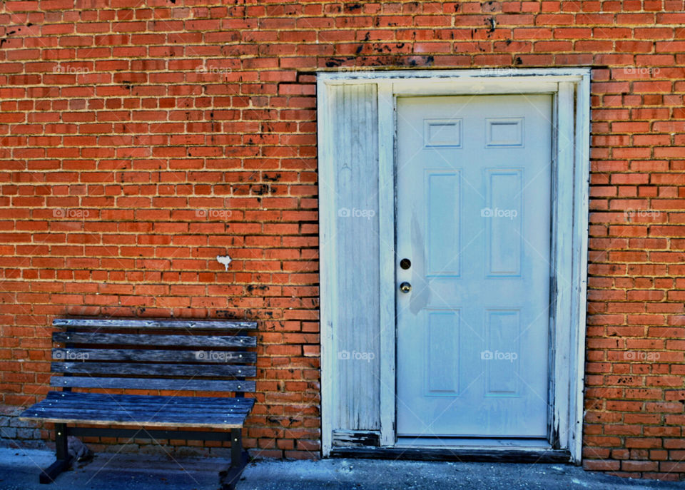 old door. saw this when I was walking