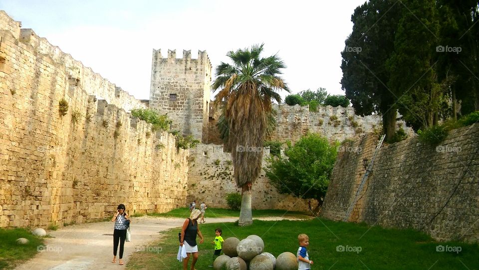 Castle of Rhodes, Greece
