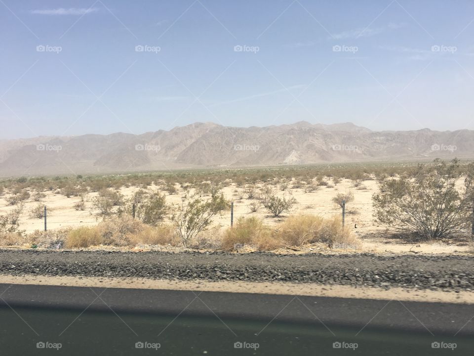 East California desert 