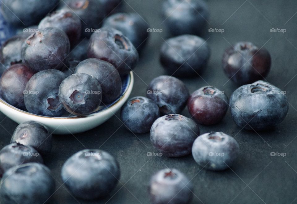 Fresh blueberries 