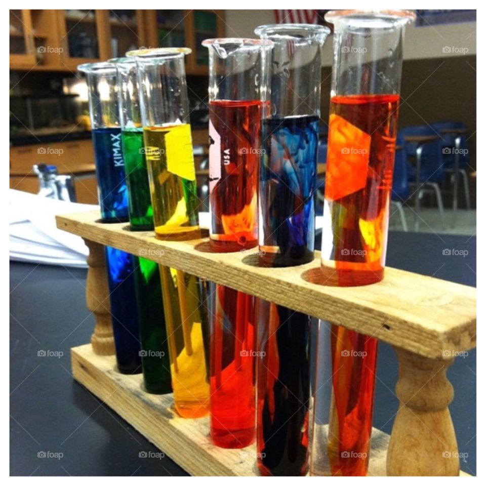 Science!. Test tubes in science class