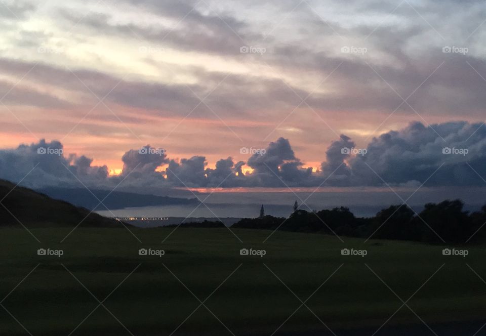 Sunset on Maui 