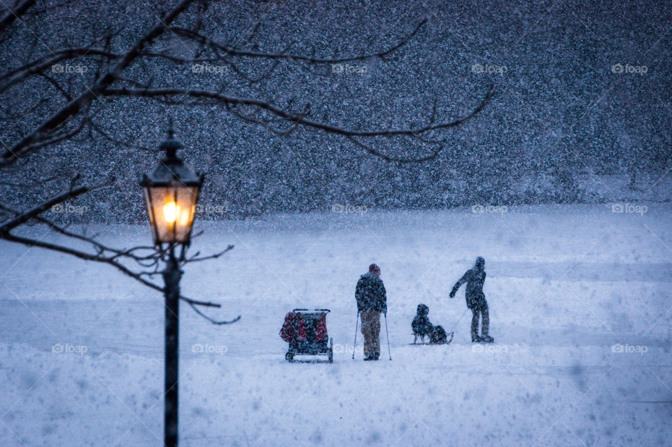 berlin snow winter children by aflasbar