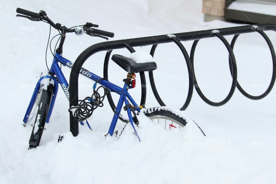 Snowy cycle day