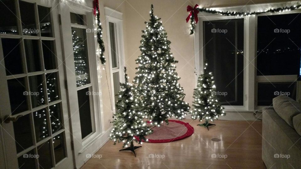 Triple Tree Christmas