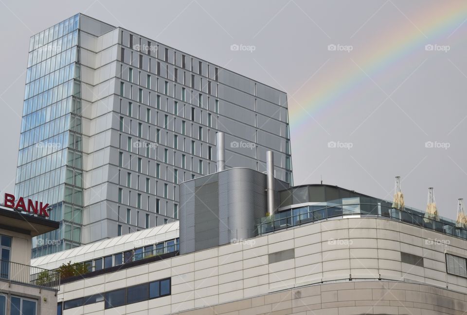 Rainbow from the window