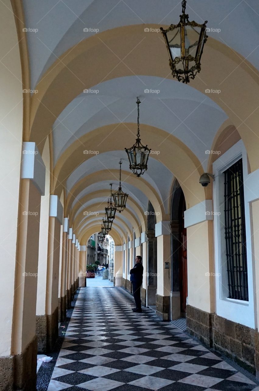 City Hall in Cádiz, Spain 