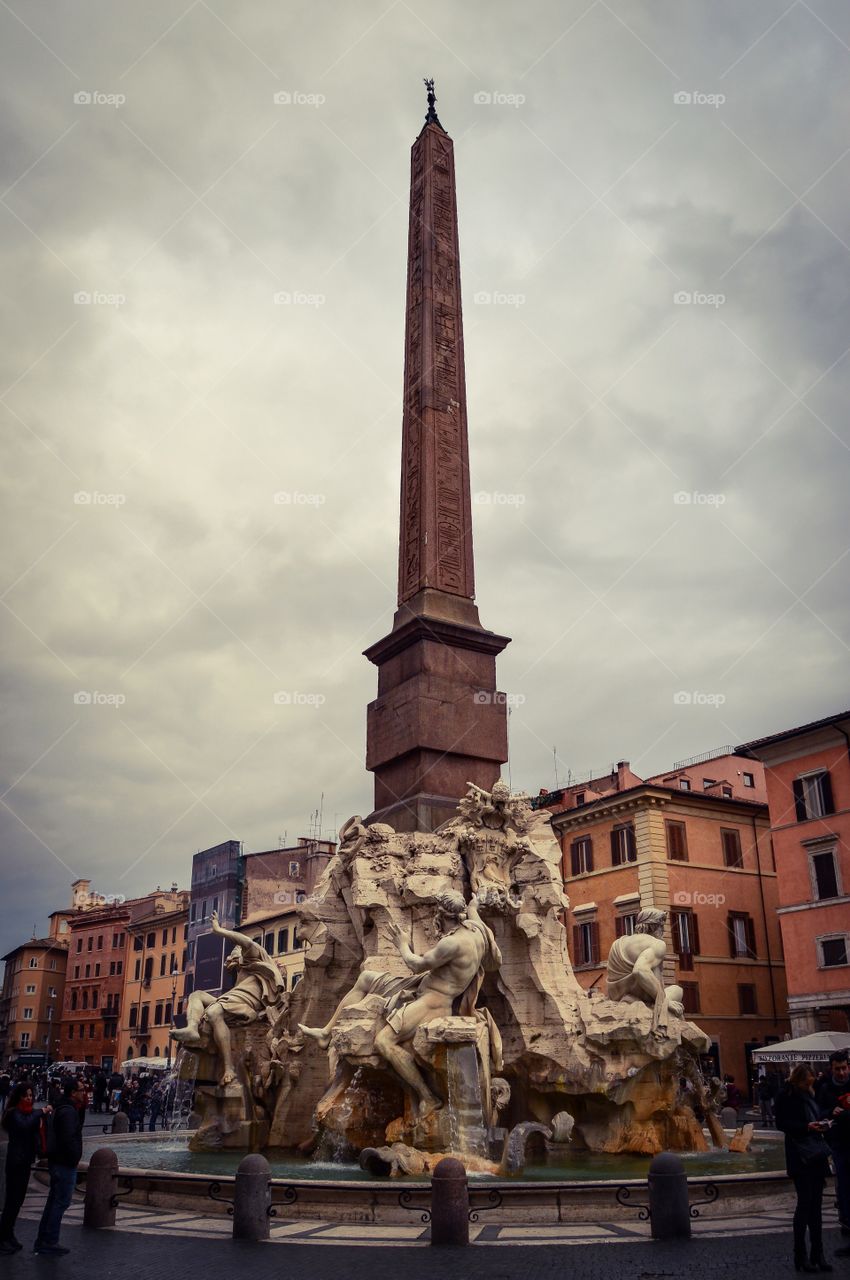 Fuente de los Cuatro Ríos - Piazza Navona (Roma - Italy)