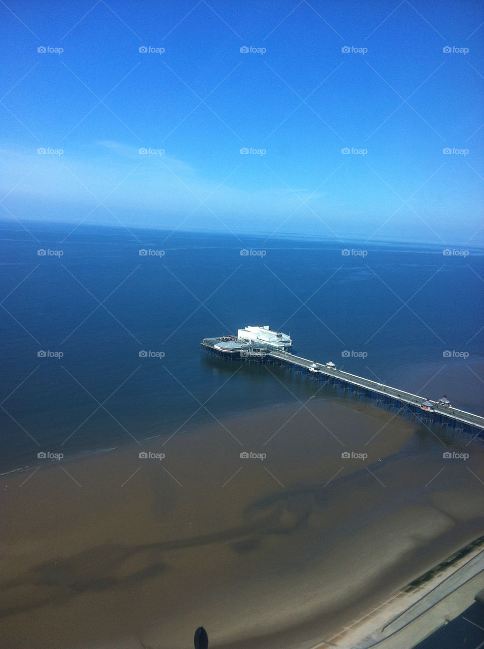 View from blackpool tower