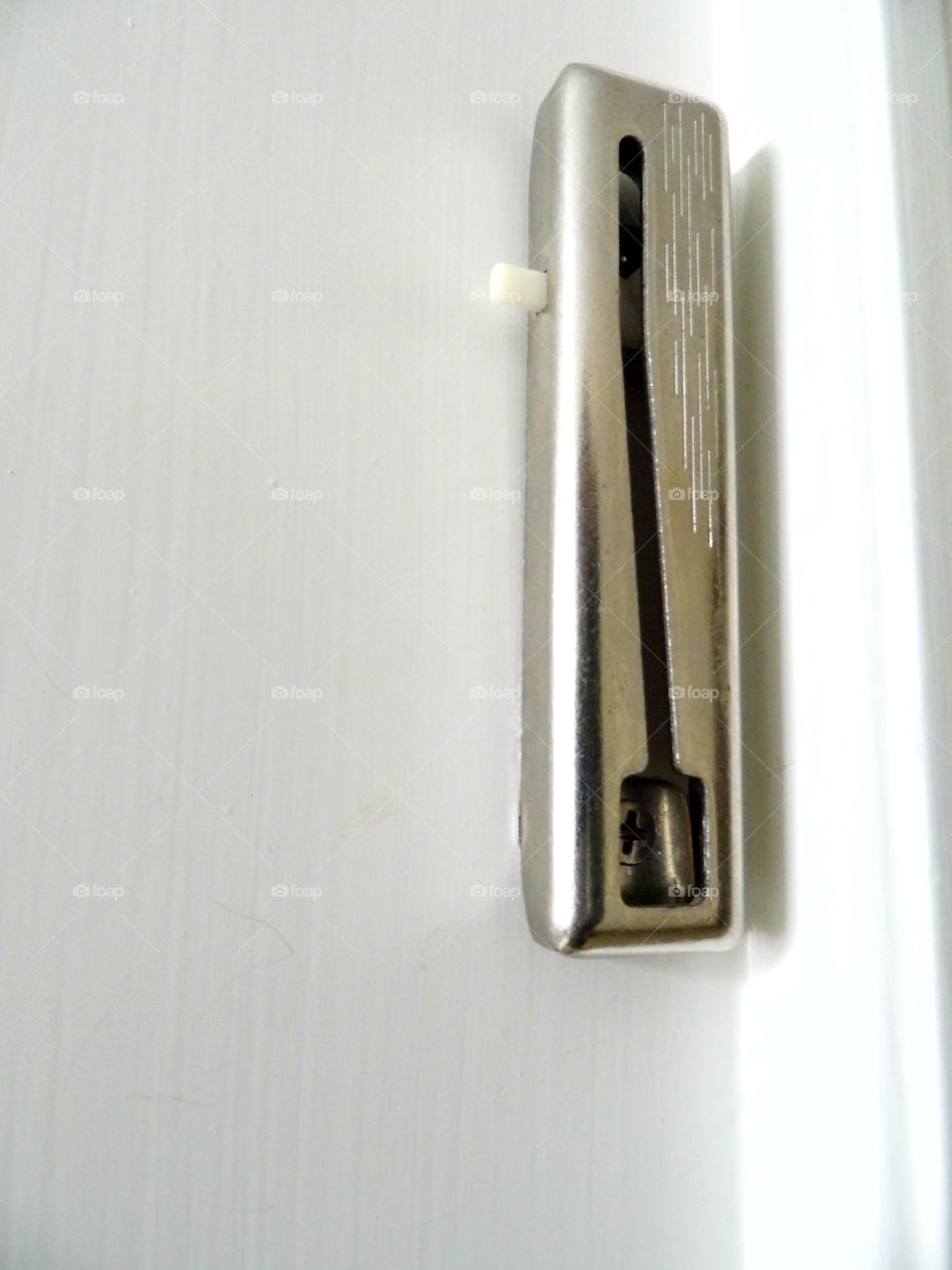 Door latch steel in home