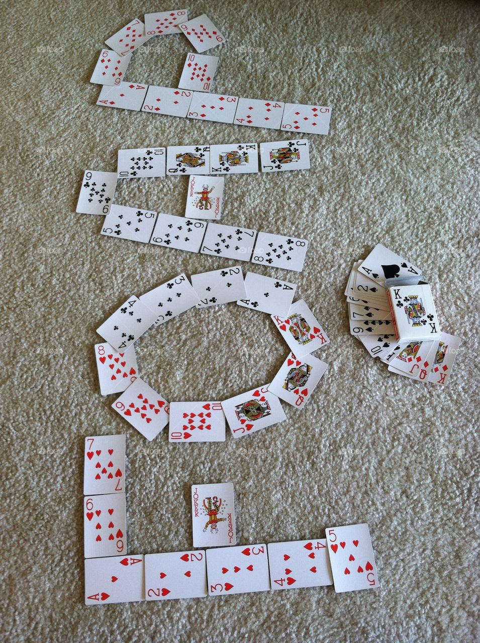 Playing cards FOAP logo 