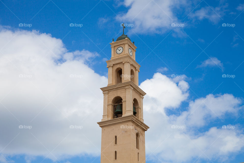 Church bell tower